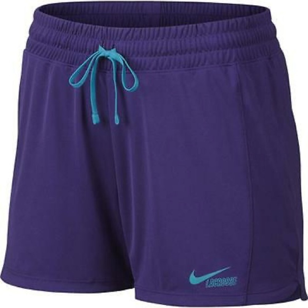 Nike Fly Women Lacrosse Shorts Small Court Purple Lax S 807273 Stay